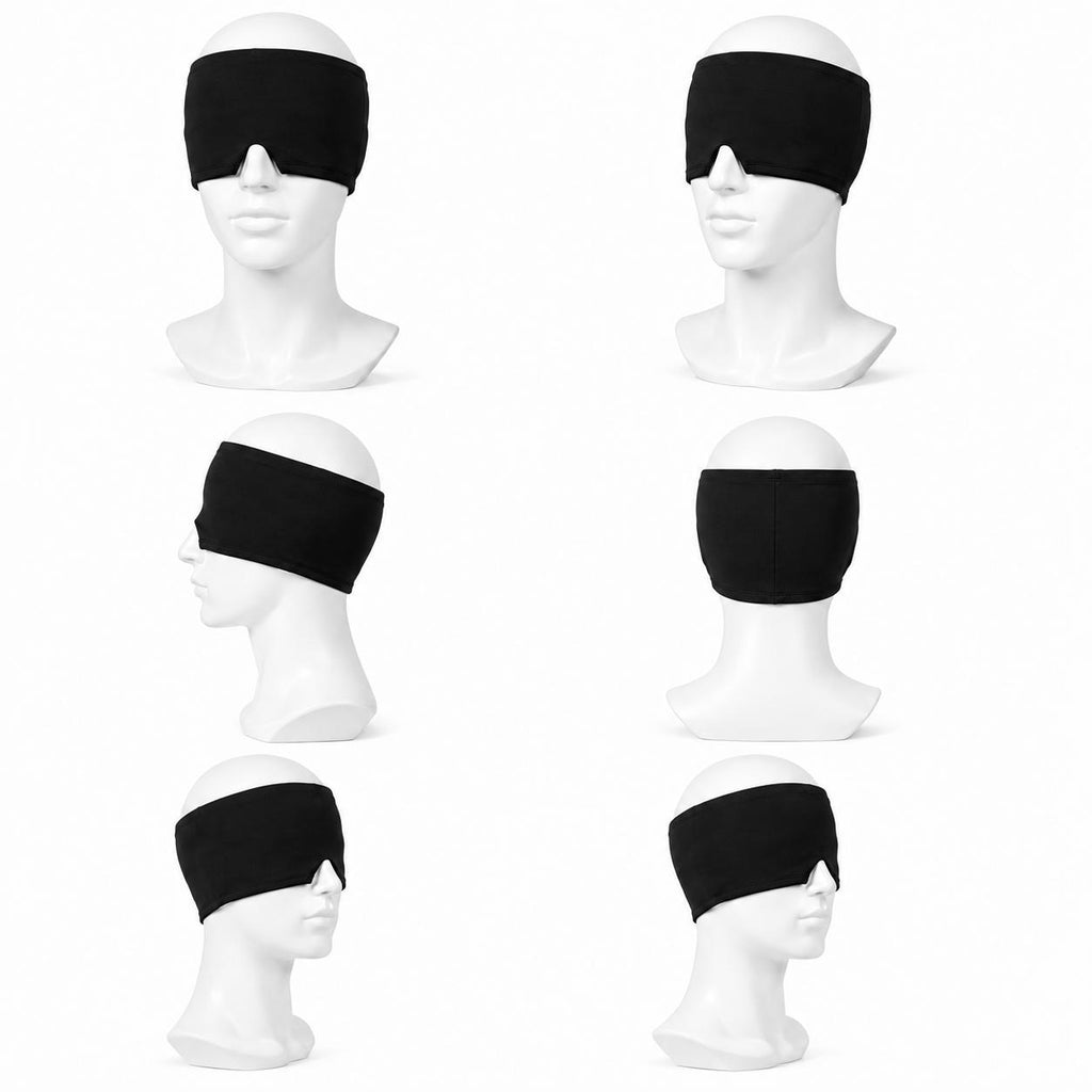 Masque ThéraMask noir pour le front, les tempes et le contour des yeux