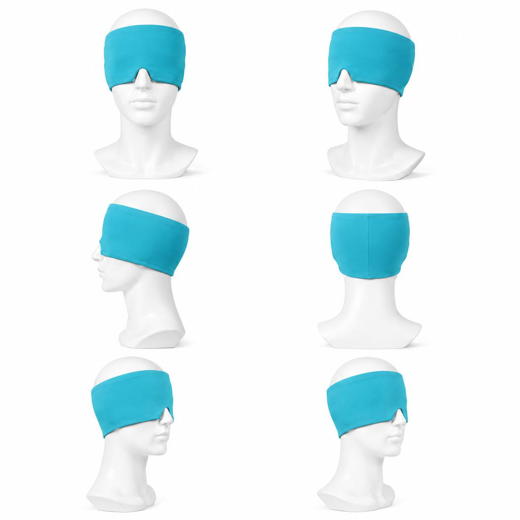 Masque ThéraMask bleu pour le front, les tempes et le contour des yeux