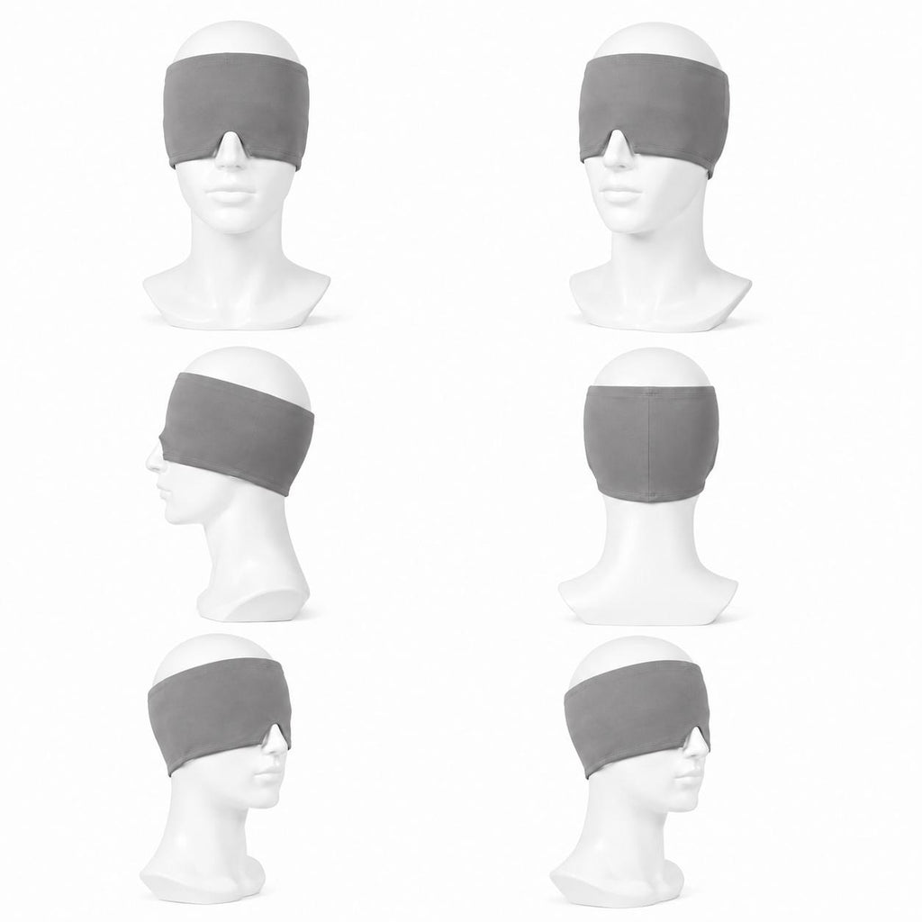 Masque ThéraMask gris pour le front, les tempes et le contour des yeux